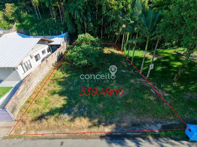 Imagem 1: Terreno com 539m² e 18m de Frente na Itoupava Norte!