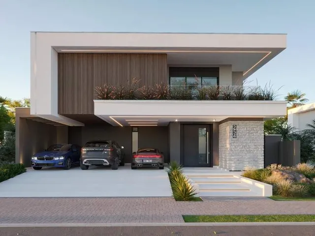 Imagem: A casa possui 6 Dormitórios, 6 Suítes, 8 Banheiros, 6 Vagas