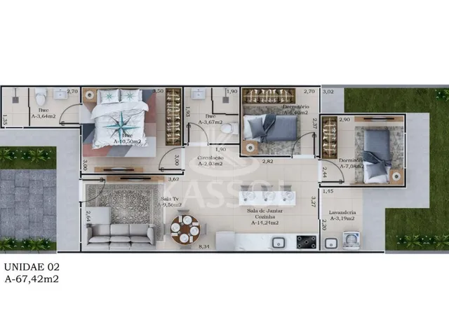 Imagem 2: Casa no Brasmadeira com 3 quartos, sendo 1 suíte, próxima a sede Campestre
