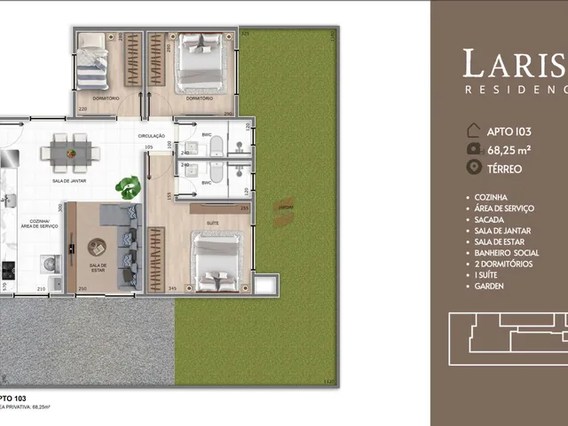 Imagem 8: APARTAMENTO com 2 dormitórios à venda com 69.95m² por R$ 390.000,00 no bairro