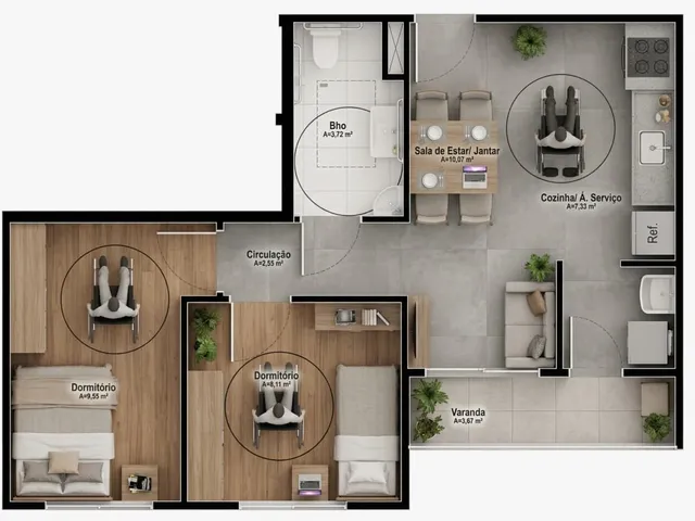 Imagem 16: Ilha de Creta Residence – Apartamentos com Varanda Gourmet em Ananindeua