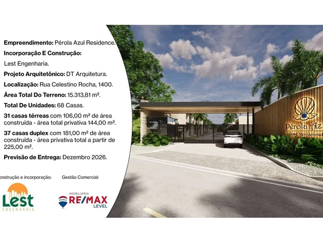 Imagem 5: PEROLA AZUL RESIDENCE - CASAS COM ESPAÇO E CONFORTO QUE VOCE PRECISA
