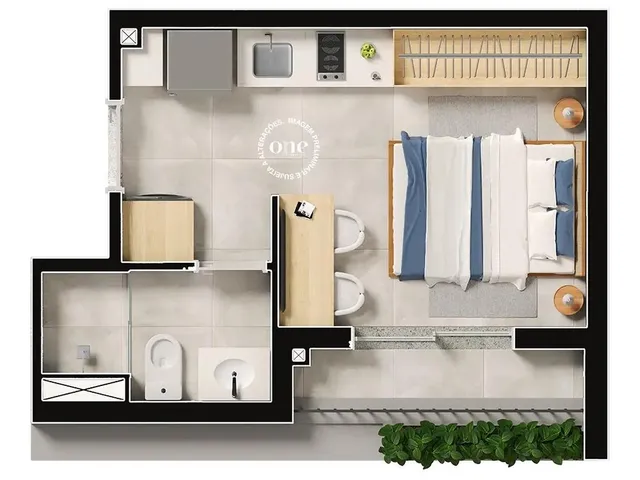 Imagem 7: Nex One Caiubi Flat / studio com 1 dormitório