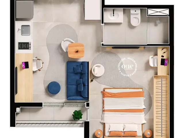 Imagem 6: Nex One Caiubi Flat / studio com 1 dormitório