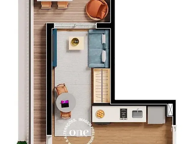 Imagem 5: Nex One Caiubi Flat / studio com 1 dormitório
