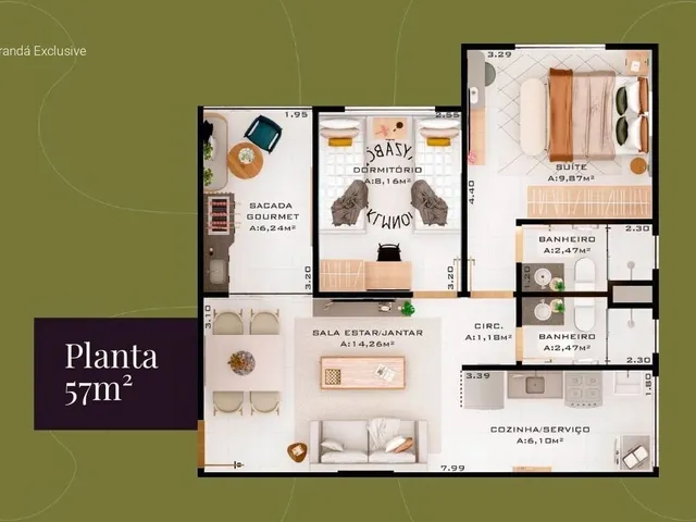 Imagem 8: Lançamento em Ananindeua: Apartamentos modernos no Torres Jacarandá Exclusive
