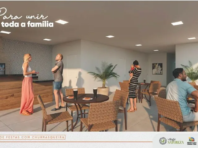 Imagem 14: Condomínio Clube no Coqueiro com 2 Quartos e Varanda