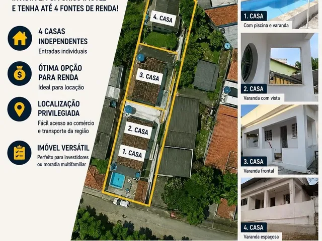 Imagem: A casa possui 7 Dormitórios, 1 Suíte, 4 Banheiros, 2