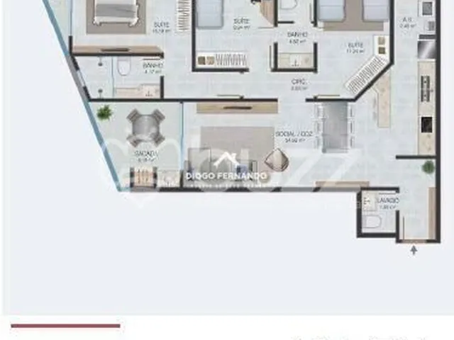 Imagem 3: Apartamento no SunClub Beach Residence no Campeche