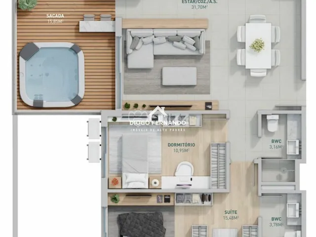 Imagem 8: Apartamento Garden Frente Mar no Morro das Pedras