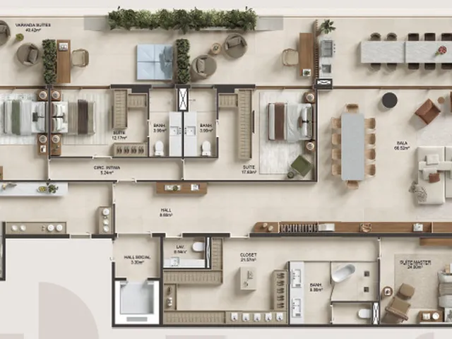 Imagem 15: Atto by Pininfarina: Apartamentos de Luxo na Praia da Barra da Tijuca Até 1.100m²