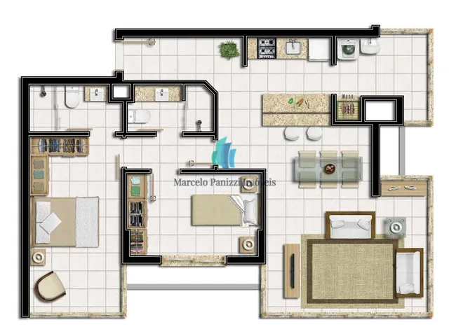 Imagem 15: Apartamento Mobiliado