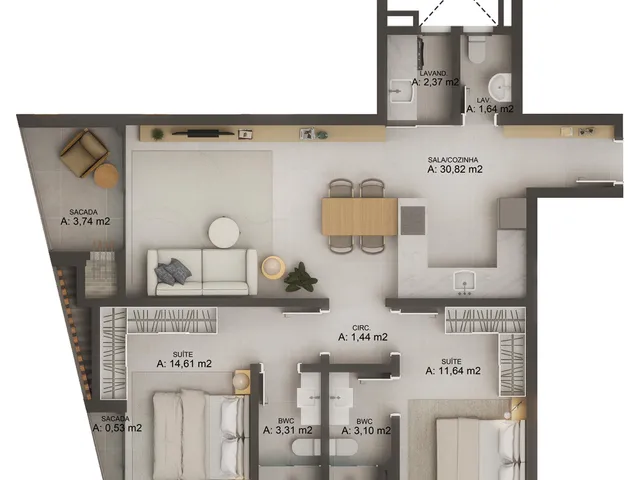 Imagem 10: Origem Jurerê - Residencial - Origem Jurerê - Residencial