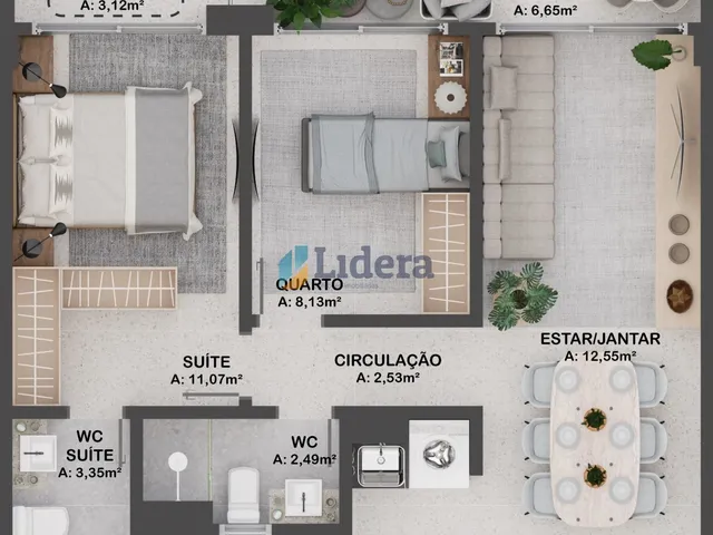Imagem 9: Apto - 3 Quartos - 1 Suíte -93.1 m² - Intermares, Cabedelo/PB