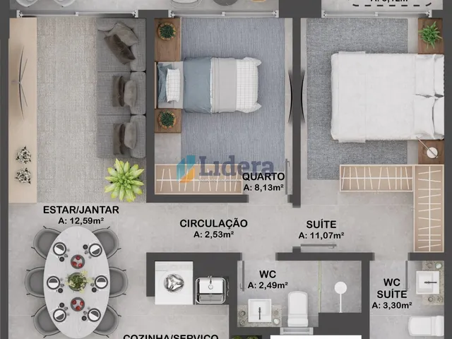 Imagem 12: Apto - 3 Quartos - 1 Suíte -93.1 m² - Intermares, Cabedelo/PB