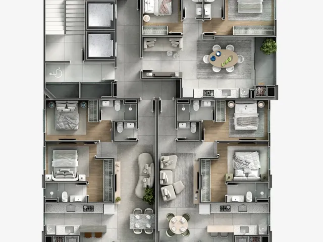 Imagem 5: APARTAMENTO 2 DORMITÓRIOS COM 1 SUITE SACADA GOURMET COM CHURRASQUEIRA A CARVAO NO