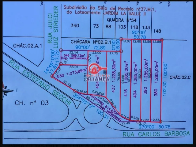 Imagem: Terreno à venda, NA ROTATORIA DA RUA ESTEFANO