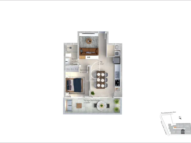 Imagem 14: Apartamento Cobertura Duplex 3 dormitórios sendo 1 suíte