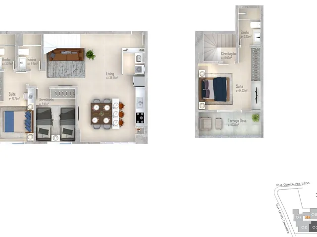 Imagem 3: Apartamento Cobertura Duplex 3 dormitórios sendo 1 suíte