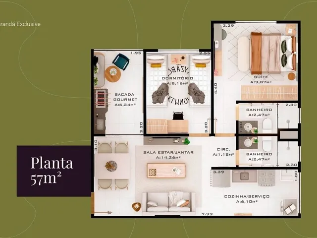 Imagem 6: Seu Novo Apartamento em Ananindeua Está no Torres Jacarandá Exclusive