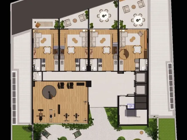 Imagem 14: Apartamento Compacto com Varanda e Espaço Coworking