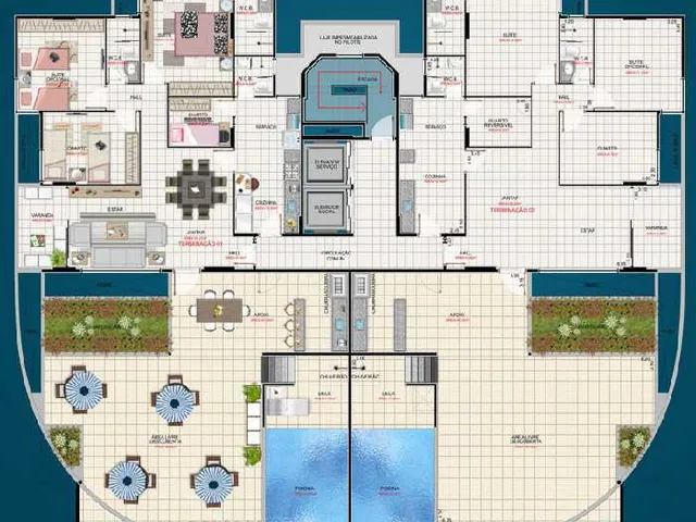 Imagem 6: EDIFÍCIO PALAZZO DI MARE - COBERTURA