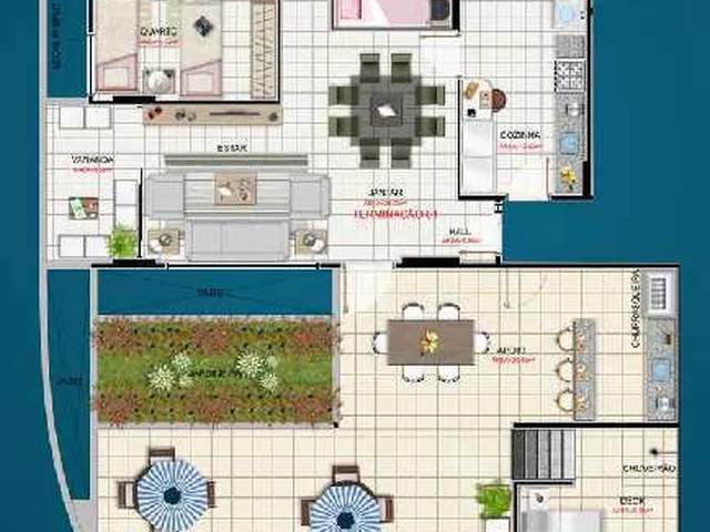Imagem 7: EDIFÍCIO PALAZZO DI MARE - COBERTURA
