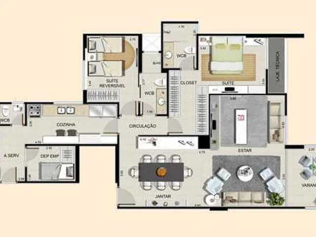 Imagem 14: EDIFÍCIO PRIME Apartamento com 3 dormitórios
