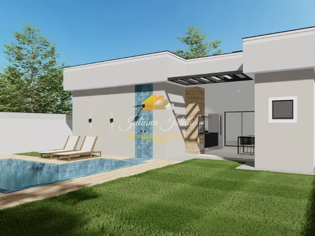 Imagem 3: CASA LINEAR EM ALTO PADRÃO COM 3 SUÍTES E PISCINA A VENDA NO VIVERDE 1 EM RIO DAS