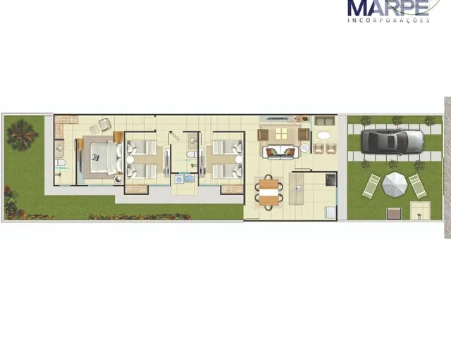 Imagem 9: Casas Marpe Casa com 3 dormitórios