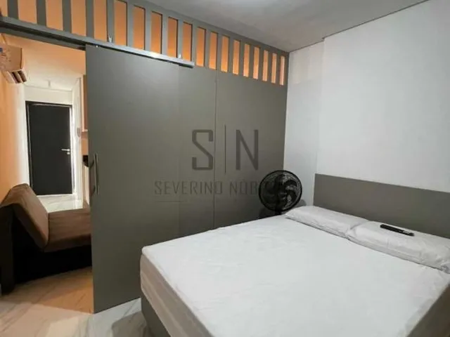 Imagem 12: Studio Decorado a Venda Intermares C/23,90m² Quarto, Sala, cozinha, WC social, Mobiliado