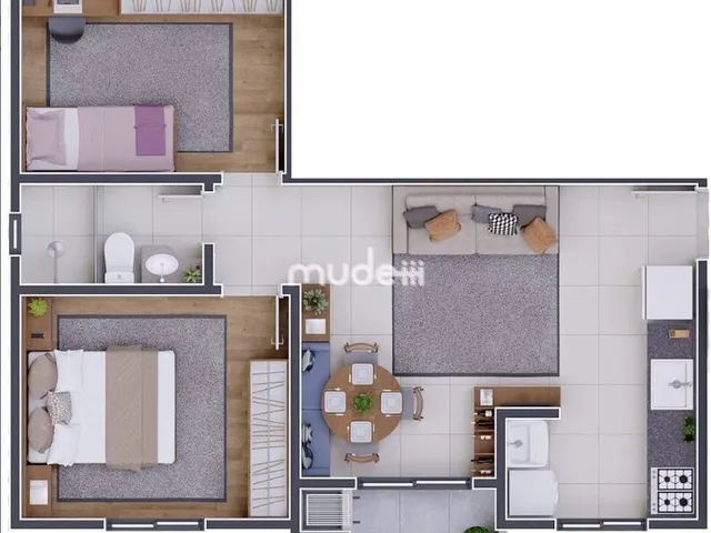 Imagem 11: Apartamento com 02 Dormitórios no Pedro Moro