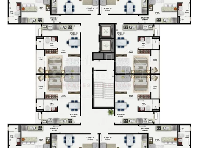 Imagem 15: LINDO APARTAMENTO DE 1 DORMITÓRIO PRÓXIMO DA UNIFEBE