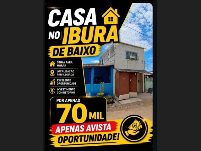 Imagem: Casa no ibura de baixo