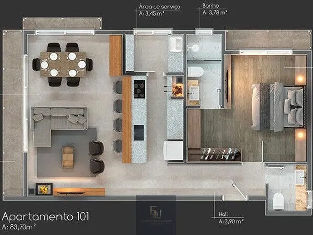 Imagem 2: Apartamento Alto Padrão em Centro, Canela/RS