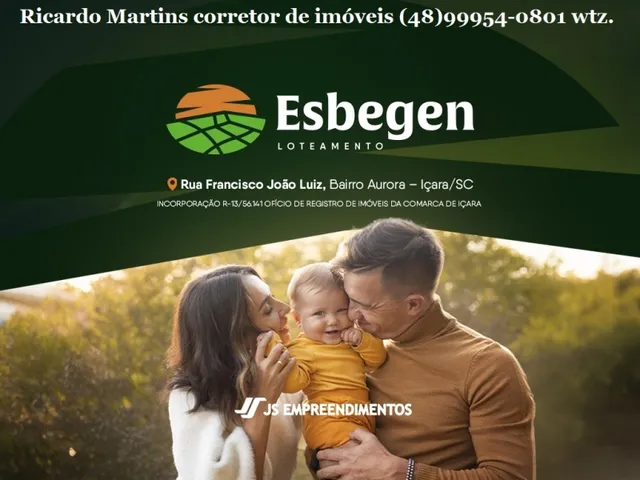 Imagem: Loteamento Esbegen bairro Aurora Içara