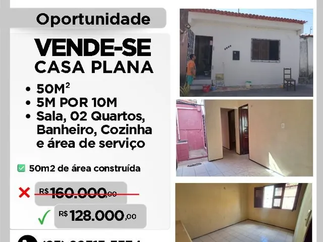 Imagem: Casa 02 Quartos 50M² - José Walter!!!