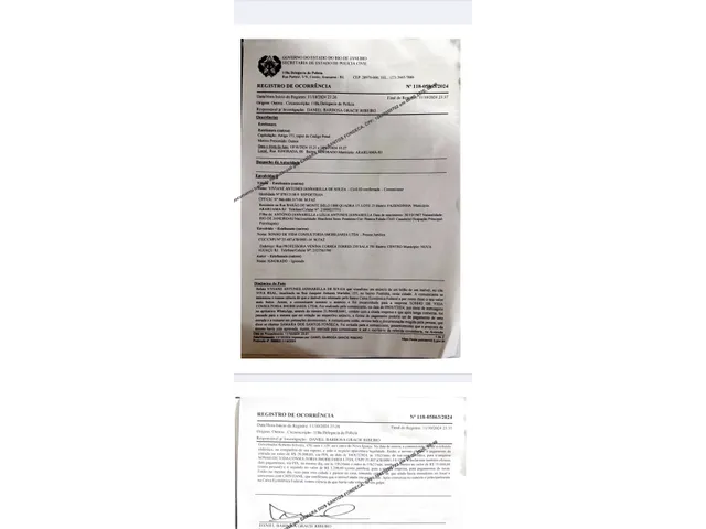 Imagem 12: Samara dos Santos Fonseca Estelionataria