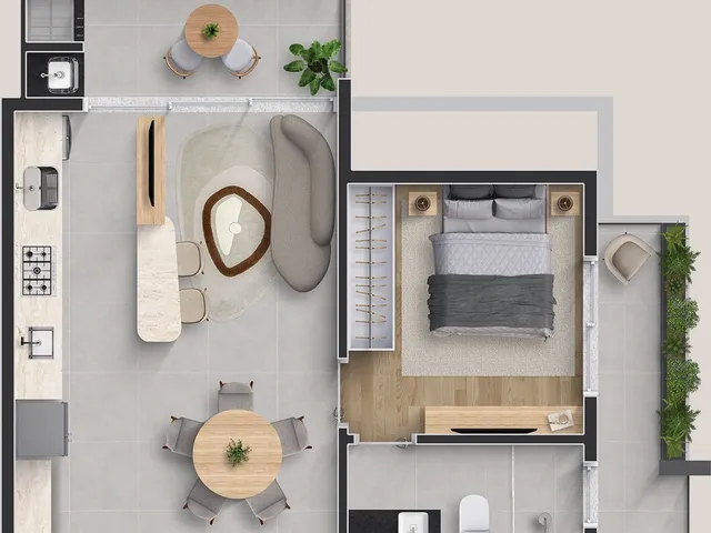 Imagem 2: COBERTURA RESIDENCIAL em Curitiba - PR, Centro Cívico