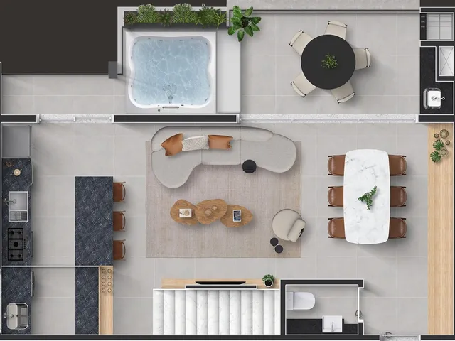 Imagem 11: COBERTURA RESIDENCIAL em Curitiba - PR, Centro Cívico