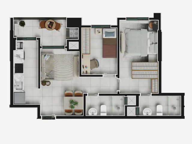 Imagem 13: Dot - Residencial - Dot - Residencial