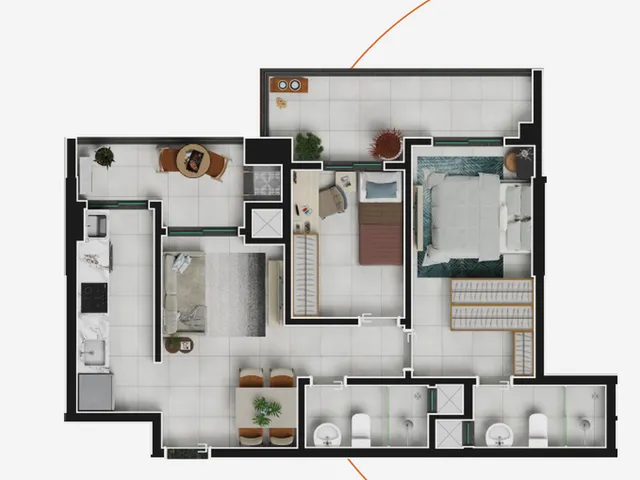 Imagem 16: Dot - Residencial - Dot - Residencial