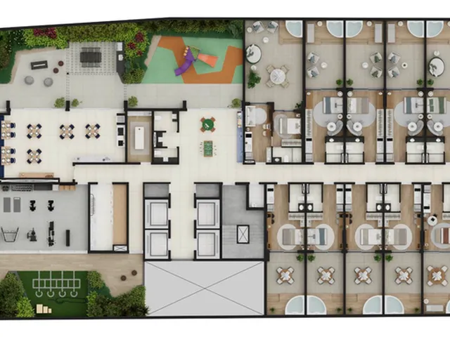 Imagem 3: Cobertura à venda no Centro de Curitiba-PR: 1 quarto, 2 banheiros e 52,21m² de área