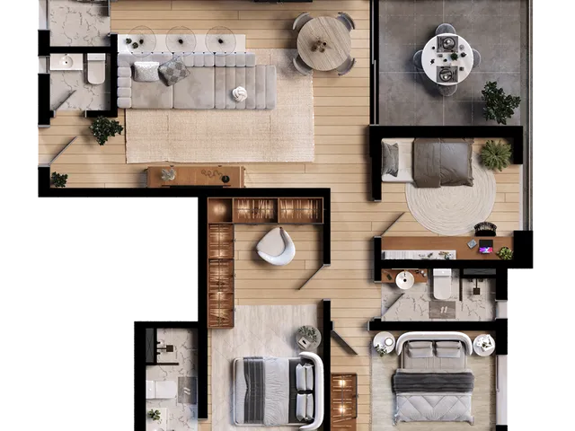 Imagem 5: APARTAMENTO RESIDENCIAL em Curitiba - PR, Santa Quitéria