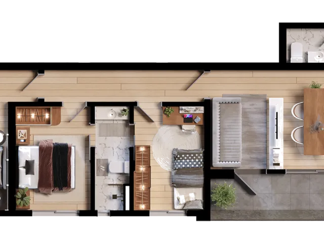 Imagem 4: APARTAMENTO RESIDENCIAL em Curitiba - PR, Santa Quitéria