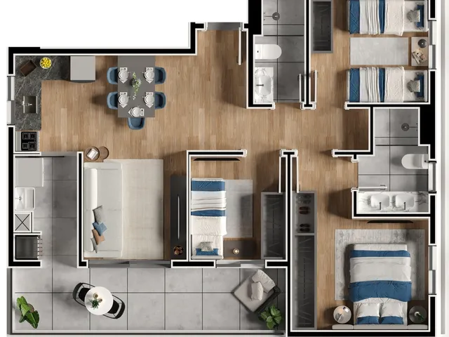 Imagem 12: Goa - Goa Casa com 3 dormitórios