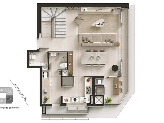 Imagem 8: Cedrat - Cedrat Apartamento com 3 dormitórios