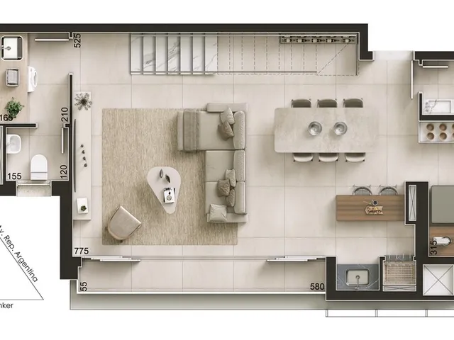 Imagem 10: Cedrat - Cedrat Apartamento com 3 dormitórios