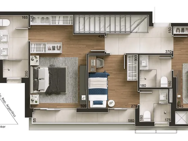 Imagem 11: Cedrat - Cedrat Apartamento com 3 dormitórios
