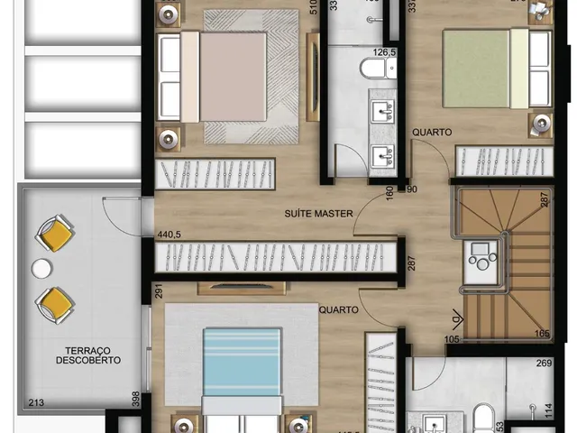 Imagem 5: COBERTURA RESIDENCIAL em Curitiba - PR, Vila Izabel
